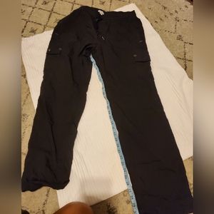 Black LL Bean camp hiking pants large